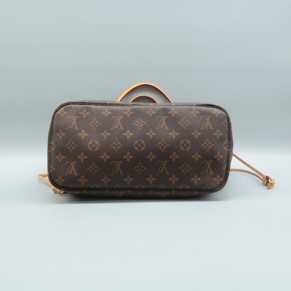 Louis Vuitton Neverfull Brown W/P Monogram Canvas Shoulder Bag - Picture 5 of 12